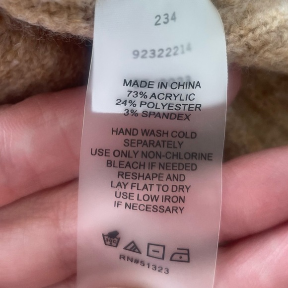 Vince Camuto Tan Open-Front long Cardigan - Picture 14 of 14